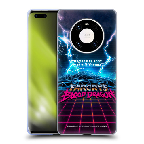 Far Cry 3 Blood Dragon Key Art Logo Soft Gel Case for Huawei Mate 40 Pro 5G