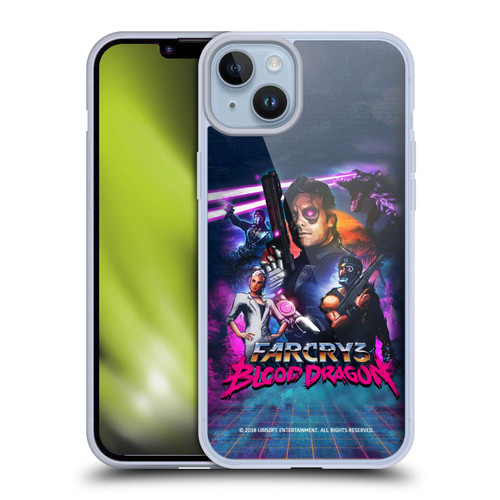 Far Cry 3 Blood Dragon Key Art Cover Soft Gel Case for Apple iPhone 14 Plus