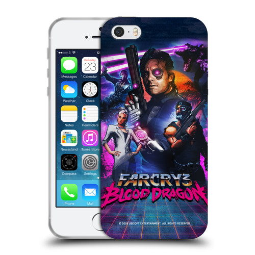 Far Cry 3 Blood Dragon Key Art Cover Soft Gel Case for Apple iPhone 5 / 5s / iPhone SE 2016