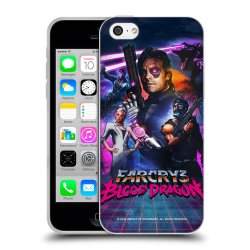 Far Cry 3 Blood Dragon Key Art Cover Soft Gel Case for Apple iPhone 5c
