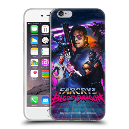 Far Cry 3 Blood Dragon Key Art Cover Soft Gel Case for Apple iPhone 6 / iPhone 6s