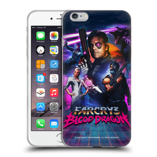 Far Cry 3 Blood Dragon Key Art Cover Soft Gel Case for Apple iPhone 6 Plus / iPhone 6s Plus