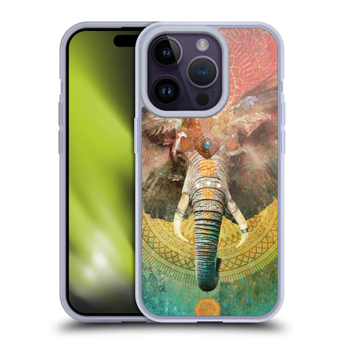 Jena DellaGrottaglia Animals Elephant Soft Gel Case for Apple iPhone 14 Pro