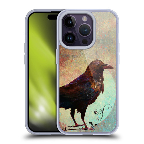 Jena DellaGrottaglia Animals Crow Soft Gel Case for Apple iPhone 14 Pro