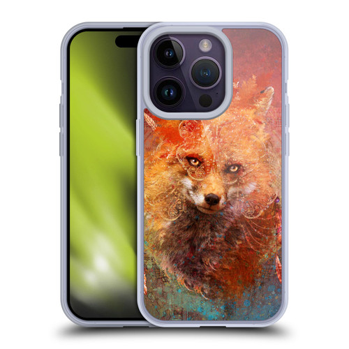 Jena DellaGrottaglia Animals Fox Soft Gel Case for Apple iPhone 14 Pro & MagSafe