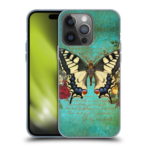 Jena DellaGrottaglia Insects Butterfly Garden Soft Gel Case for Apple iPhone 14 Pro