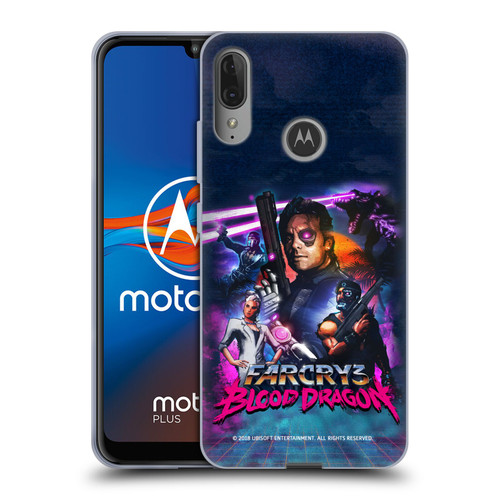Far Cry 3 Blood Dragon Key Art Cover Soft Gel Case for Motorola Moto E6 Plus