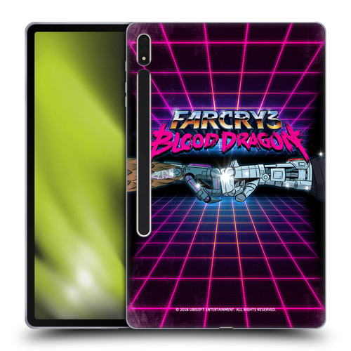Far Cry 3 Blood Dragon Key Art Fist Bump Soft Gel Case for Samsung Galaxy Tab S8 Plus