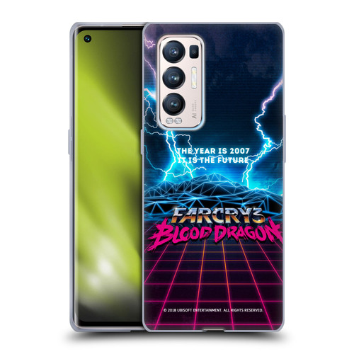 Far Cry 3 Blood Dragon Key Art Logo Soft Gel Case for OPPO Find X3 Neo / Reno5 Pro+ 5G