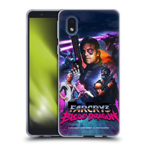 Far Cry 3 Blood Dragon Key Art Cover Soft Gel Case for Samsung Galaxy A01 Core (2020)