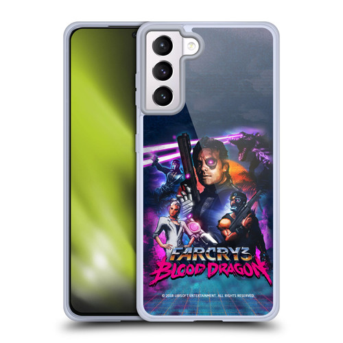 Far Cry 3 Blood Dragon Key Art Cover Soft Gel Case for Samsung Galaxy S21+ 5G