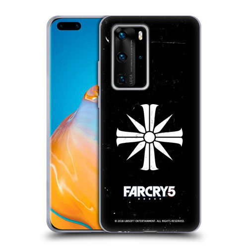 Far Cry 5 Key Art And Logo Distressed Look Cult Emblem Soft Gel Case for Huawei P40 Pro / P40 Pro Plus 5G