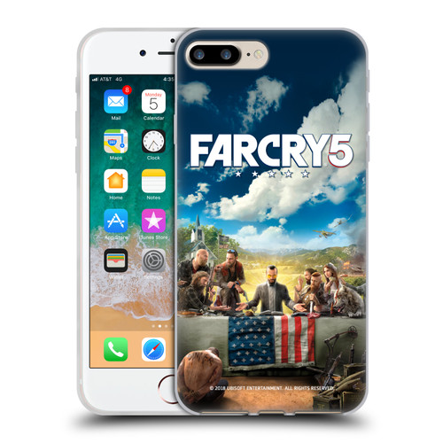 Far Cry 5 Key Art And Logo Main Soft Gel Case for Apple iPhone 7 Plus / 8 Plus & MagSafe