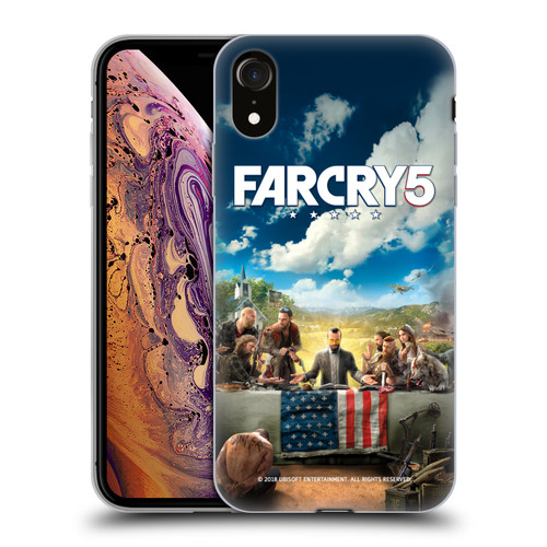 Far Cry 5 Key Art And Logo Main Soft Gel Case for Apple iPhone XR