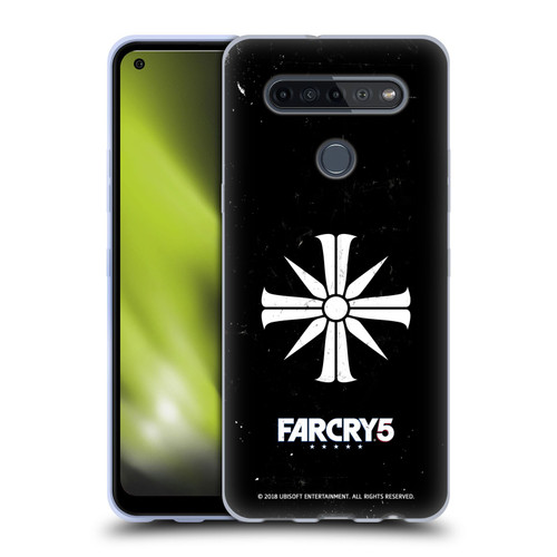 Far Cry 5 Key Art And Logo Distressed Look Cult Emblem Soft Gel Case for LG K51S