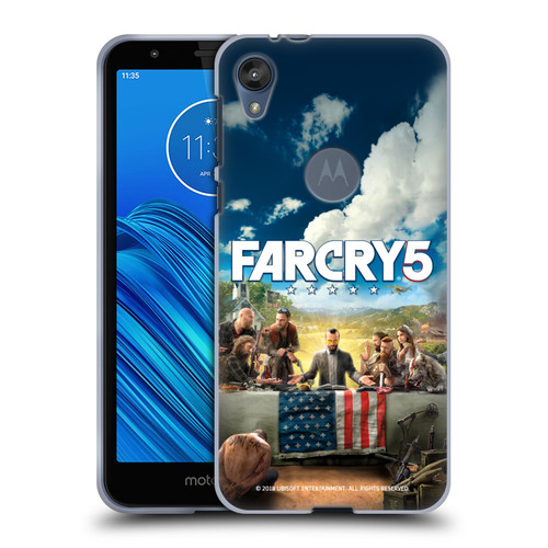 Far Cry 5 Key Art And Logo Main Soft Gel Case for Motorola Moto E6