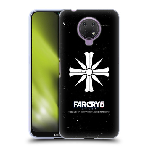 Far Cry 5 Key Art And Logo Distressed Look Cult Emblem Soft Gel Case for Nokia G10