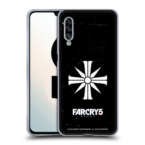Far Cry 5 Key Art And Logo Distressed Look Cult Emblem Soft Gel Case for Samsung Galaxy A90 5G (2019)