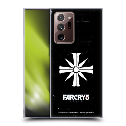 Far Cry 5 Key Art And Logo Distressed Look Cult Emblem Soft Gel Case for Samsung Galaxy Note20 Ultra / 5G