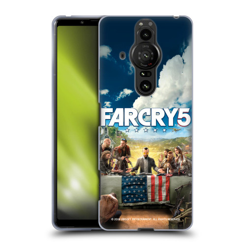 Far Cry 5 Key Art And Logo Main Soft Gel Case for Sony Xperia Pro-I