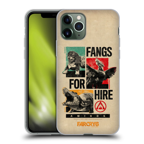 Far Cry 6 Graphics Fangs For Hire Soft Gel Case for Apple iPhone 11 Pro