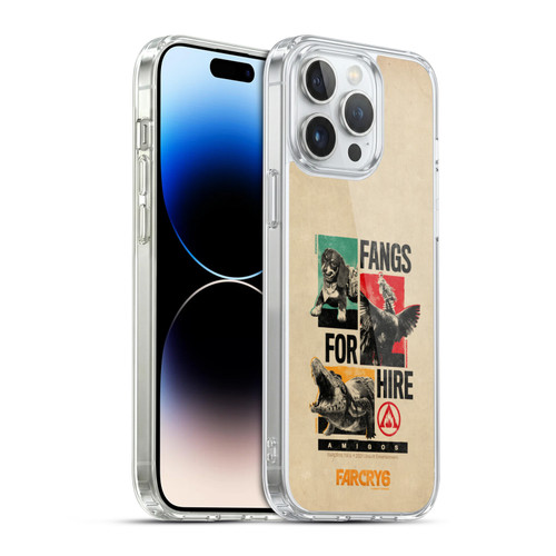 Far Cry 6 Graphics Fangs For Hire Soft Gel Case for Apple iPhone 14 Pro Max & MagSafe