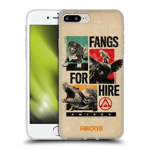 Far Cry 6 Graphics Fangs For Hire Soft Gel Case for Apple iPhone 7 Plus / iPhone 8 Plus