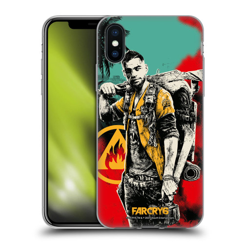 Far Cry 6 Graphics Male Dani Rojas Soft Gel Case for Apple iPhone X / iPhone XS