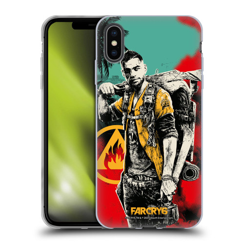 Far Cry 6 Graphics Male Dani Rojas Soft Gel Case for Apple iPhone XS Max