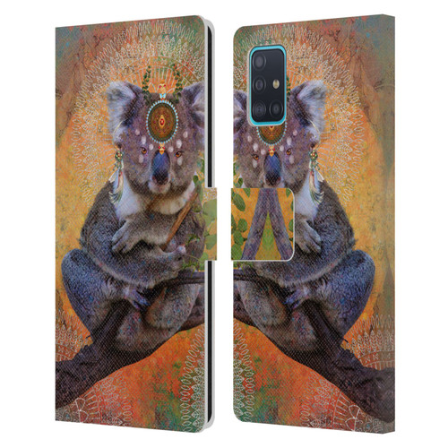 Jena DellaGrottaglia Animals Koala Leather Book Wallet Case Cover For Samsung Galaxy A51 (2019)