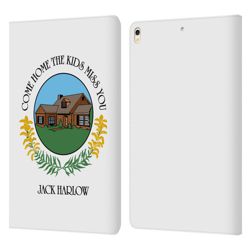 Jack Harlow Graphics Come Home Badge Leather Book Wallet Case Cover For Apple iPad Pro 10.5 (2017)
