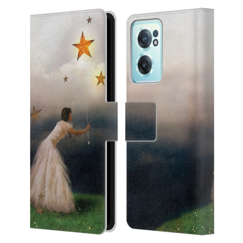 Jena DellaGrottaglia Assorted Star Catcher Leather Book Wallet Case Cover For OnePlus Nord CE 2 5G