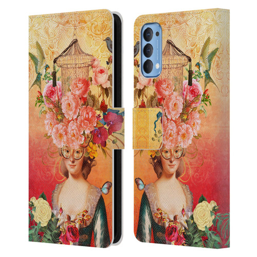 Jena DellaGrottaglia Assorted Put A Bird On It Leather Book Wallet Case Cover For OPPO Reno 4 5G