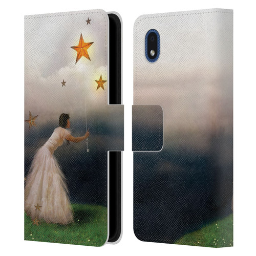 Jena DellaGrottaglia Assorted Star Catcher Leather Book Wallet Case Cover For Samsung Galaxy A01 Core (2020)