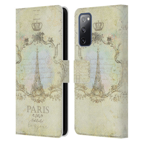 Jena DellaGrottaglia Assorted Paris My Embrace Leather Book Wallet Case Cover For Samsung Galaxy S20 FE / 5G