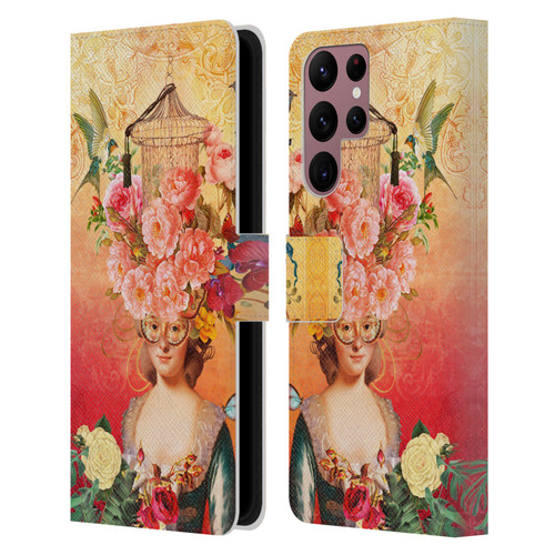 Jena DellaGrottaglia Assorted Put A Bird On It Leather Book Wallet Case Cover For Samsung Galaxy S22 Ultra 5G