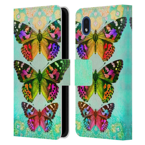 Jena DellaGrottaglia Insects Butterflies 2 Leather Book Wallet Case Cover For Samsung Galaxy A01 Core (2020)