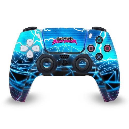 Far Cry 3 Blood Dragon Key Art Logo Vinyl Sticker Skin Decal Cover for Sony PS5 Sony DualSense Controller