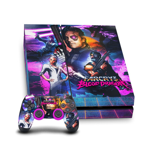 Far Cry 3 Blood Dragon Key Art Cover Vinyl Sticker Skin Decal Cover for Sony PS4 Console & Controller