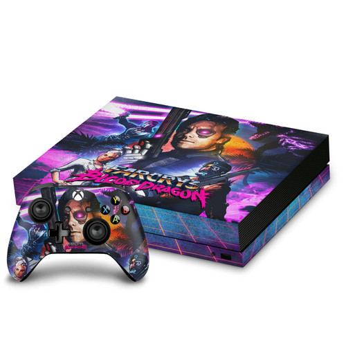 Far Cry 3 Blood Dragon Key Art Cover Vinyl Sticker Skin Decal Cover for Microsoft Xbox One X Bundle