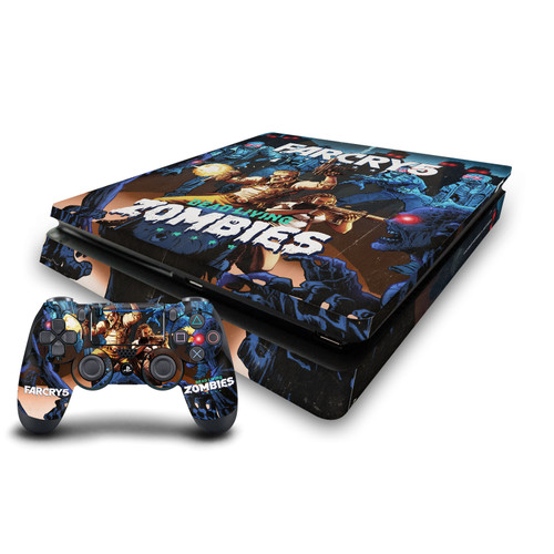 Far Cry Key Art Dead Living Zombies Vinyl Sticker Skin Decal Cover for Sony PS4 Slim Console & Controller