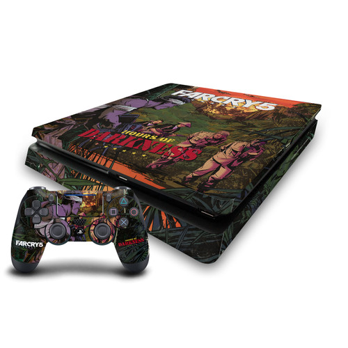 Far Cry Key Art Hour Of Darkness Vinyl Sticker Skin Decal Cover for Sony PS4 Slim Console & Controller