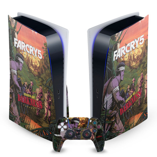 Far Cry Key Art Hour Of Darkness Vinyl Sticker Skin Decal Cover for Sony PS5 Disc Edition Bundle
