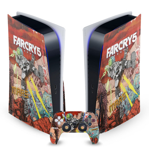 Far Cry Key Art Lost On Mars Vinyl Sticker Skin Decal Cover for Sony PS5 Disc Edition Bundle