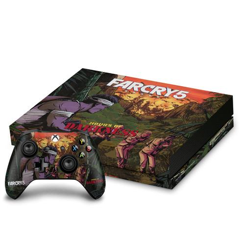 Far Cry Key Art Hour Of Darkness Vinyl Sticker Skin Decal Cover for Microsoft Xbox One X Bundle