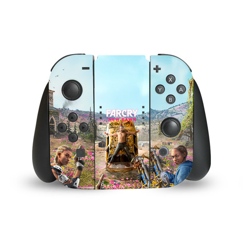 Far Cry New Dawn Key Art Twins Couch Vinyl Sticker Skin Decal Cover for Nintendo Switch Joy Controller
