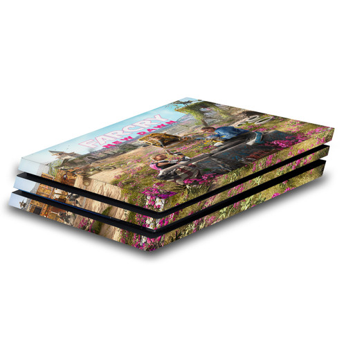 Far Cry New Dawn Key Art Twins Couch Vinyl Sticker Skin Decal Cover for Sony PS4 Pro Console
