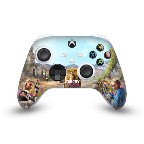 Far Cry New Dawn Key Art Twins Couch Vinyl Sticker Skin Decal Cover for Microsoft Xbox Series X / Series S Controller