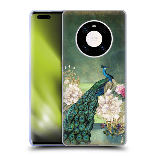 Jena DellaGrottaglia Animals Peacock Soft Gel Case for Huawei Mate 40 Pro 5G