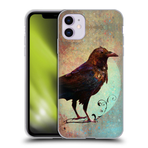 Jena DellaGrottaglia Animals Crow Soft Gel Case for Apple iPhone 11